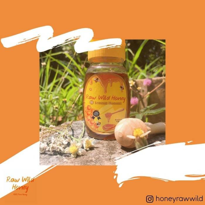 

Raw Wild Honey - Madu Anak Kemasan Ekonomis 130 gram