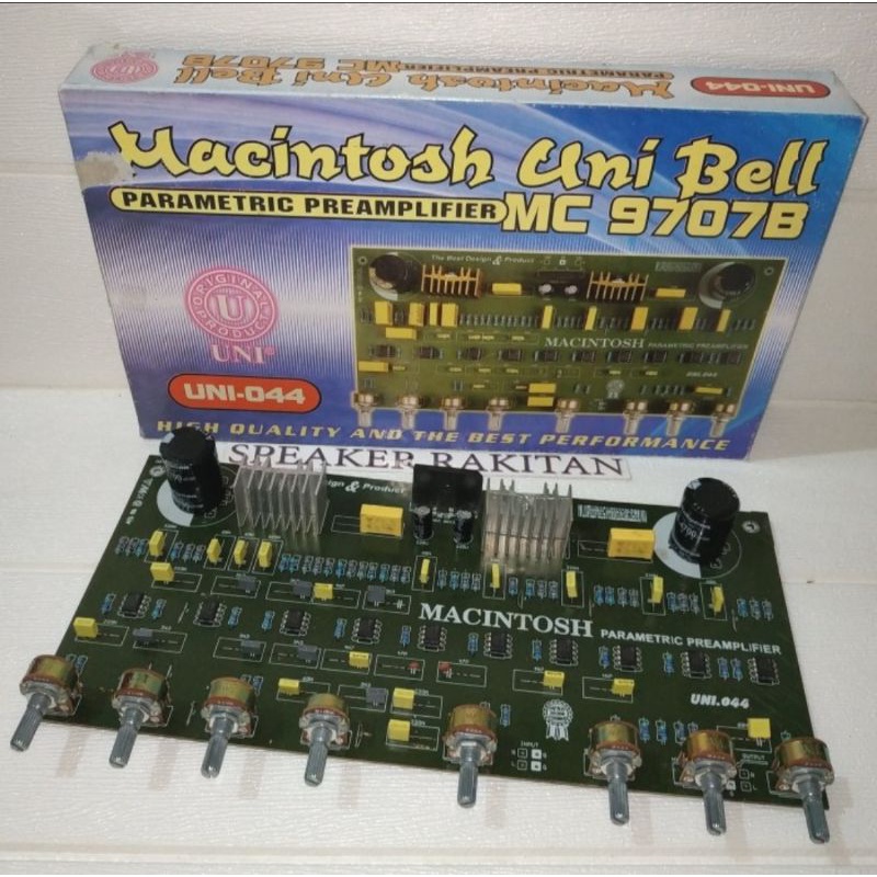 Kit Pre amplifier tune control Parametrik MACINTOSH 9707 Uni Bell MC-9707B