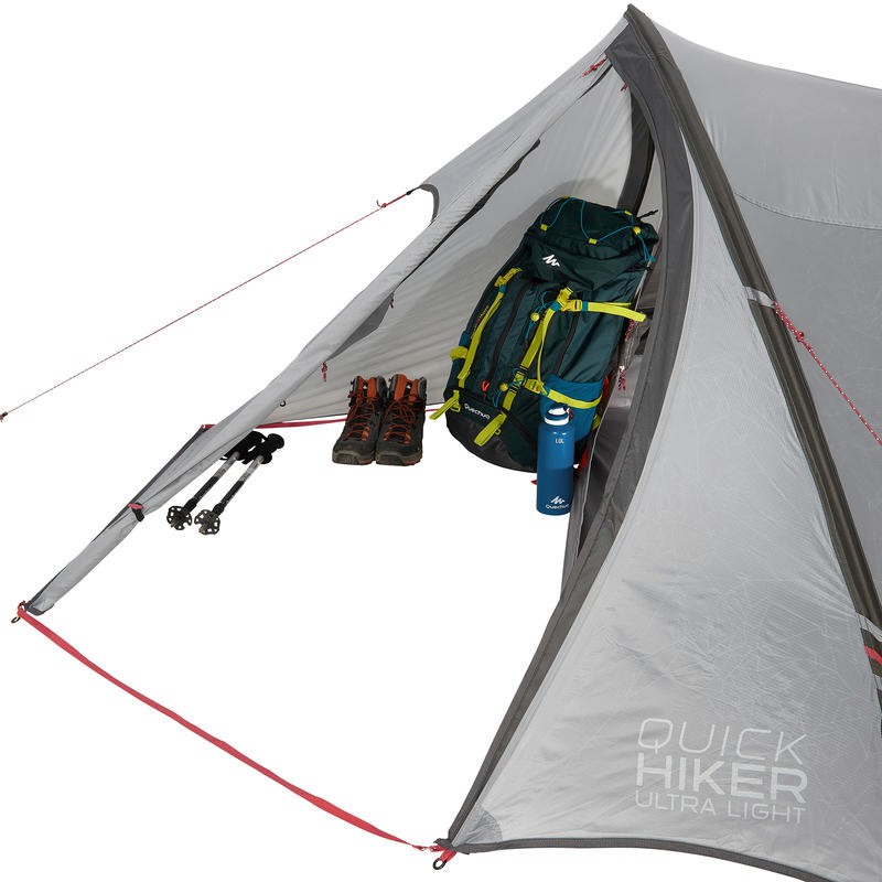 QUECHUA Quickhiker Ultralight 3 Trekking Tenda Untuk 3 Orang