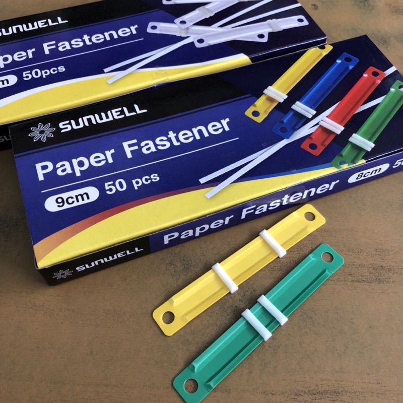 

PAPER FASTENER ACCO PUTIH WARNA SUNWELL