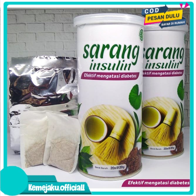 

TEH SARANG INSULIN - Teh Herbal Penurun Gula Darah Kencing Manis Obati Diabetes