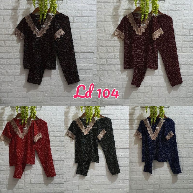 PIYAMA KENCANA UNGU LABEL HITAM