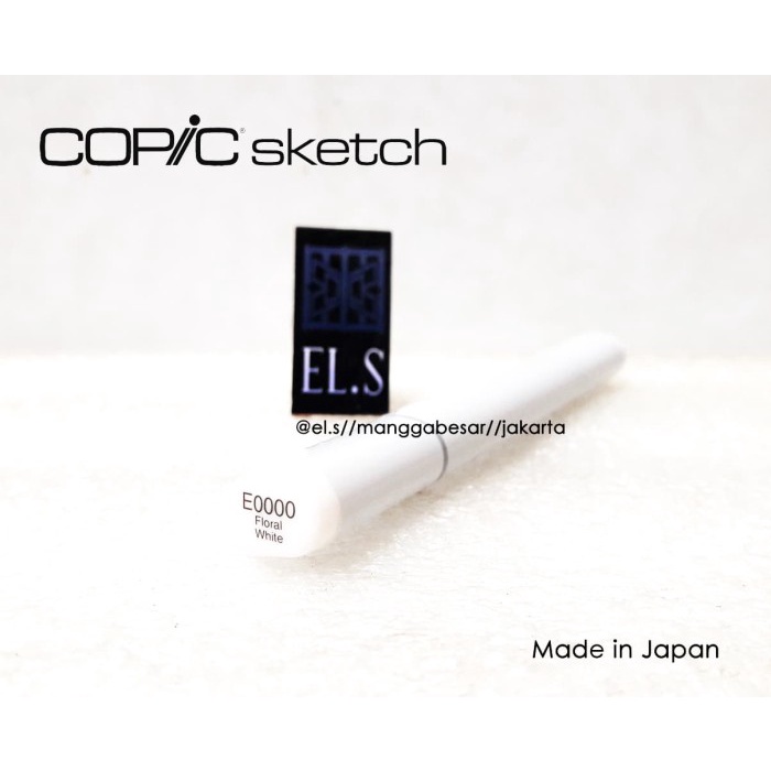 

Gaya Copic Sketch Marker E0000 Floral White ( Csm ) Terbatas