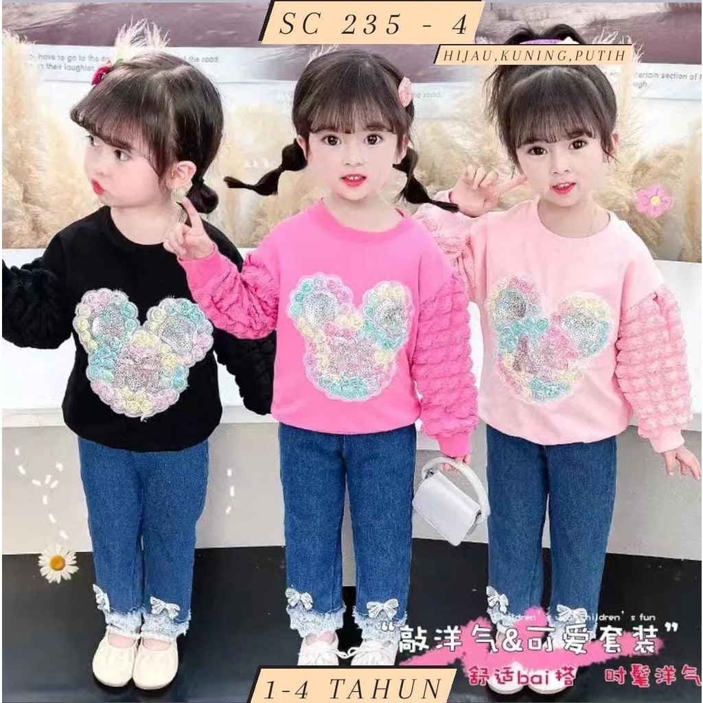 Grosir Baju Anak Import / Seri 4 X 69 / 1 - 4 Tahun / Grosir Setelan Anak  Import / Fashion Anak Imp