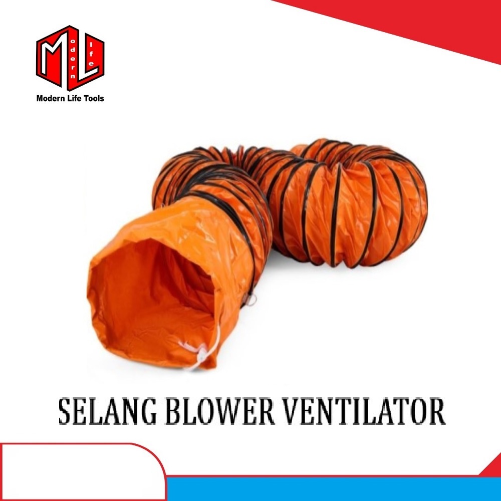 Selang Portable Ventilator 8inch 10 meter - Flexible Hose Exhaust Blower 8 inch 10mtr