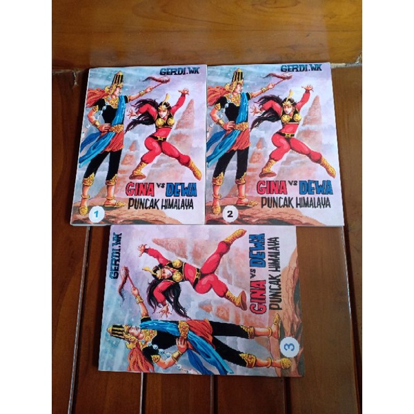 Komik Indonesia Langka Gina  Vs Dewa Puncak Himalaya