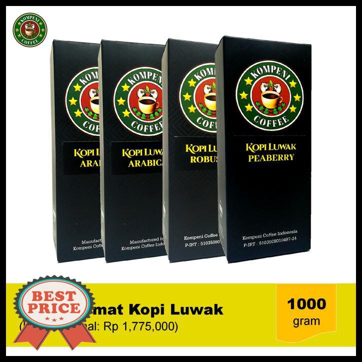 Kopi Luwak Liar 1kg Biji Best Product Shopee Indonesia