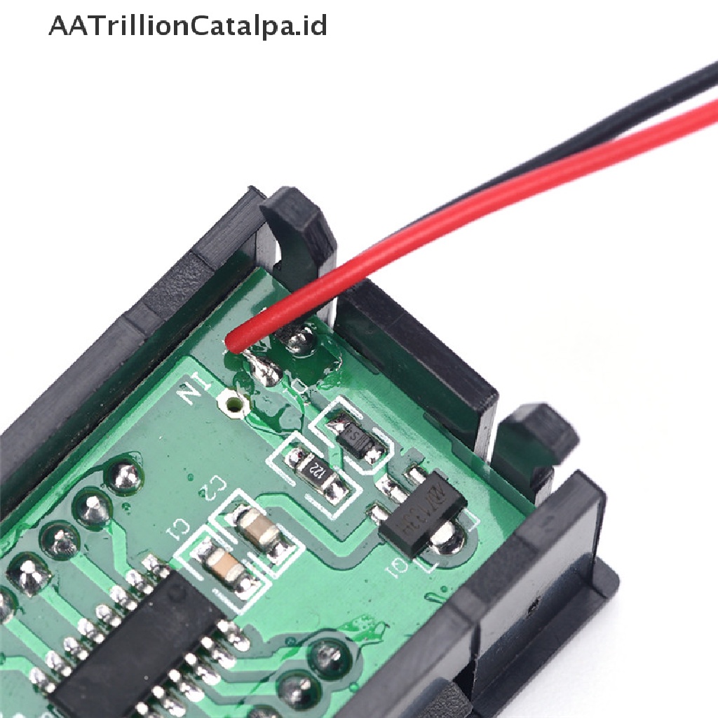 Aatrillioncatalpa voltmeter Digital Mini DC 0-30V Warna Merah Untuk Mobil LW SZUS