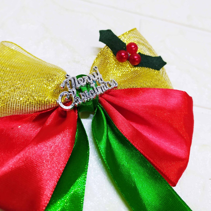 ( 1 Set ) Colourful ACC Natal - Pita Hampers Gantungan Merry Christmas