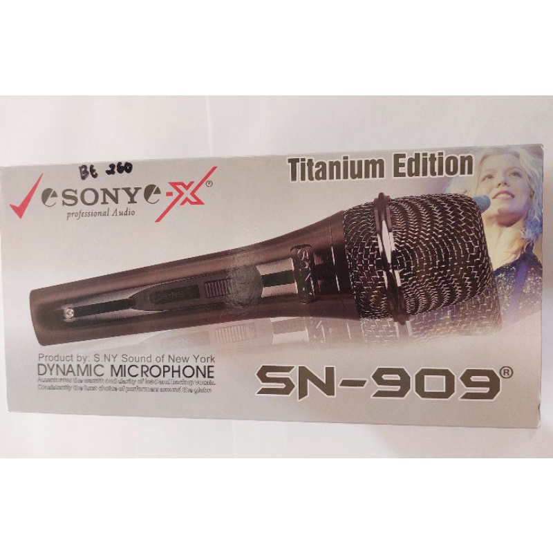 Mic Halo. Mic vocal Microphone Sony SN-909 Kabel Titanium Edition