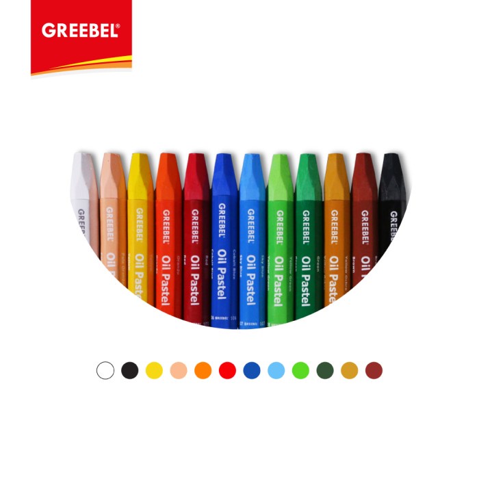 

PASTEL-DRY-OIL- GREEBEL OIL PASTEL-12C -OIL-DRY-PASTEL.