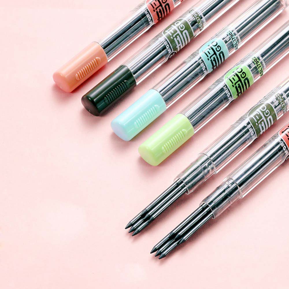 ELEGANT Novelty Mechanical Pencil Creative Propelling Pencils Automatic Pencil Pencils With Sharpener Candy Color Student Stationery High Quanlity Drawing Writing Pencils Office School Supplies