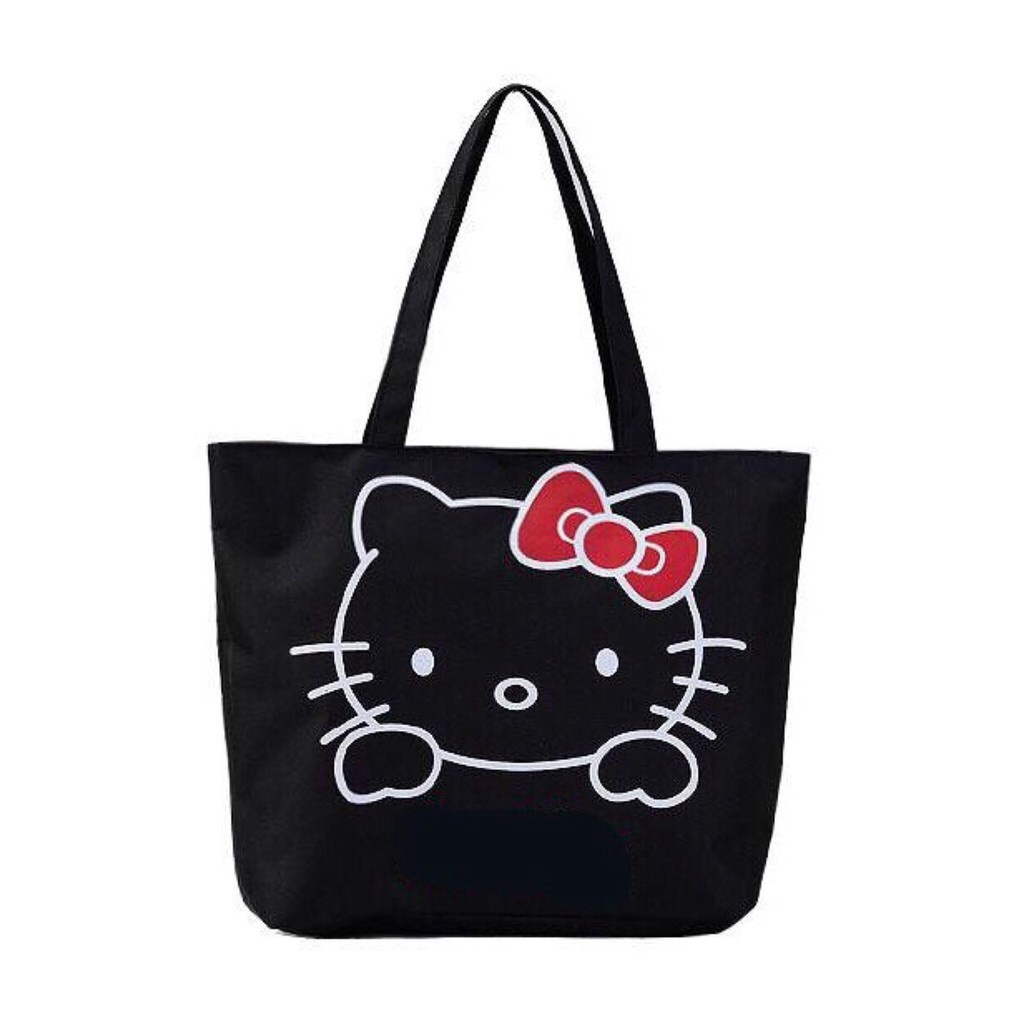 Tas Tote Bag Wanita Motif Hellokitty