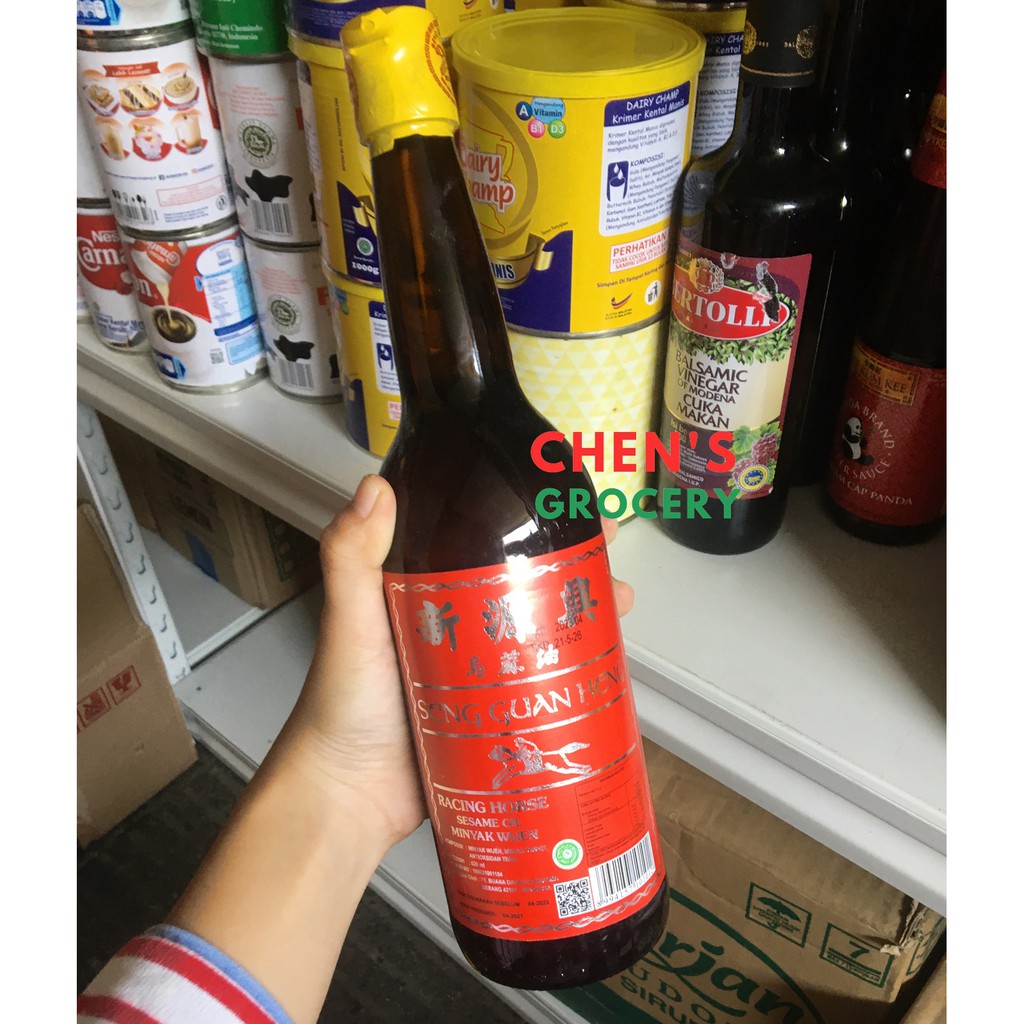 

MINYAK WIJEN KUDA SENG GUAN HENG 620ml