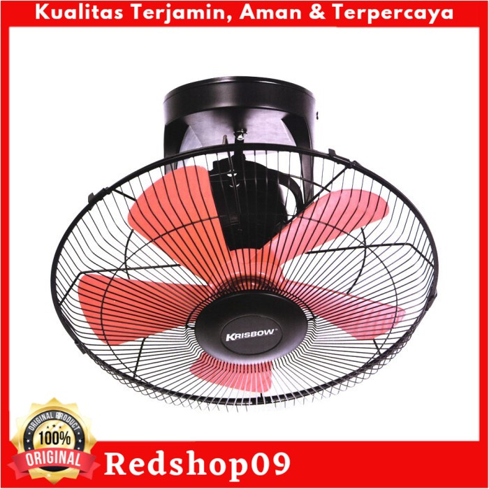 ACE - Krisbow 40 Cm Kipas Angin Dinding Orbit 80 Watt/Kipas Angin Dinding
