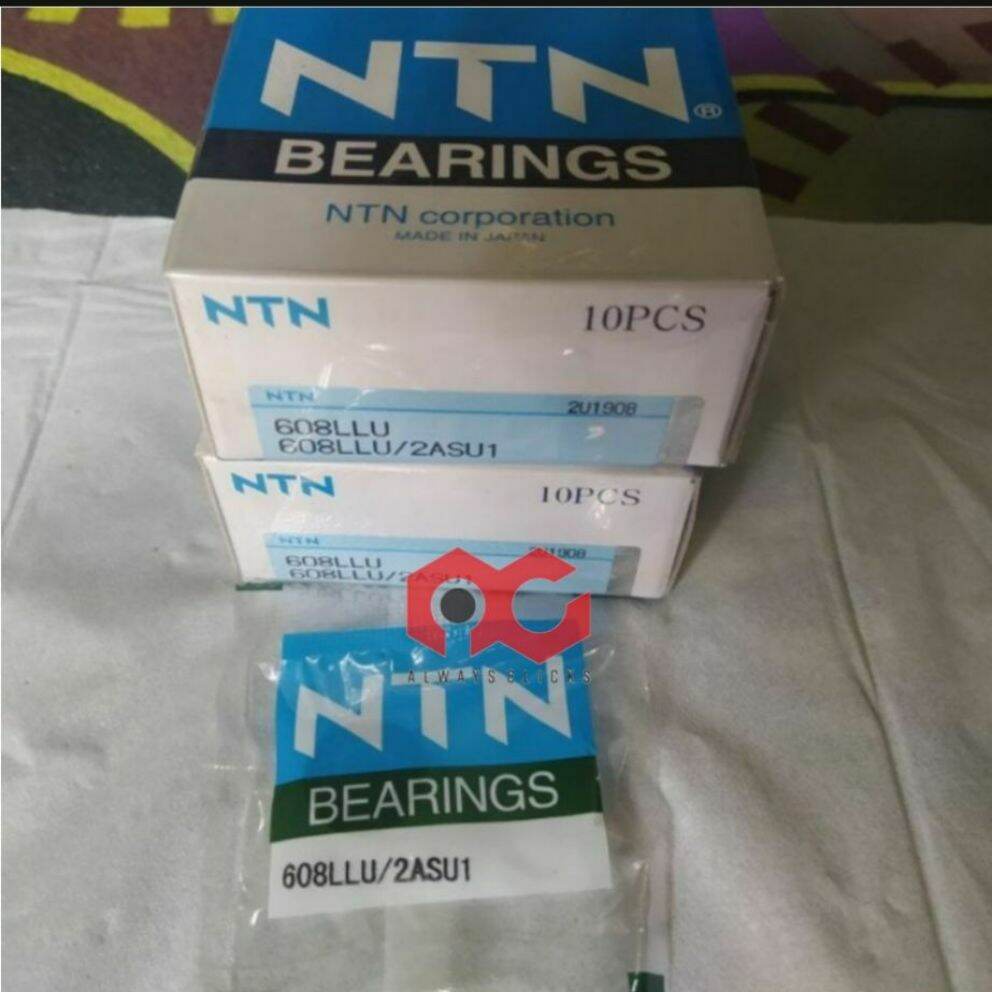 Bearing 608 2RS N*N Japan Bering Tutup Karet Dua Sisi Klaher Laher Laker