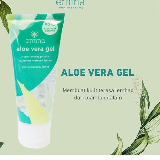 ✻ Emina Aloe Vera Gel 60mL | Pelembab Wajah ֍