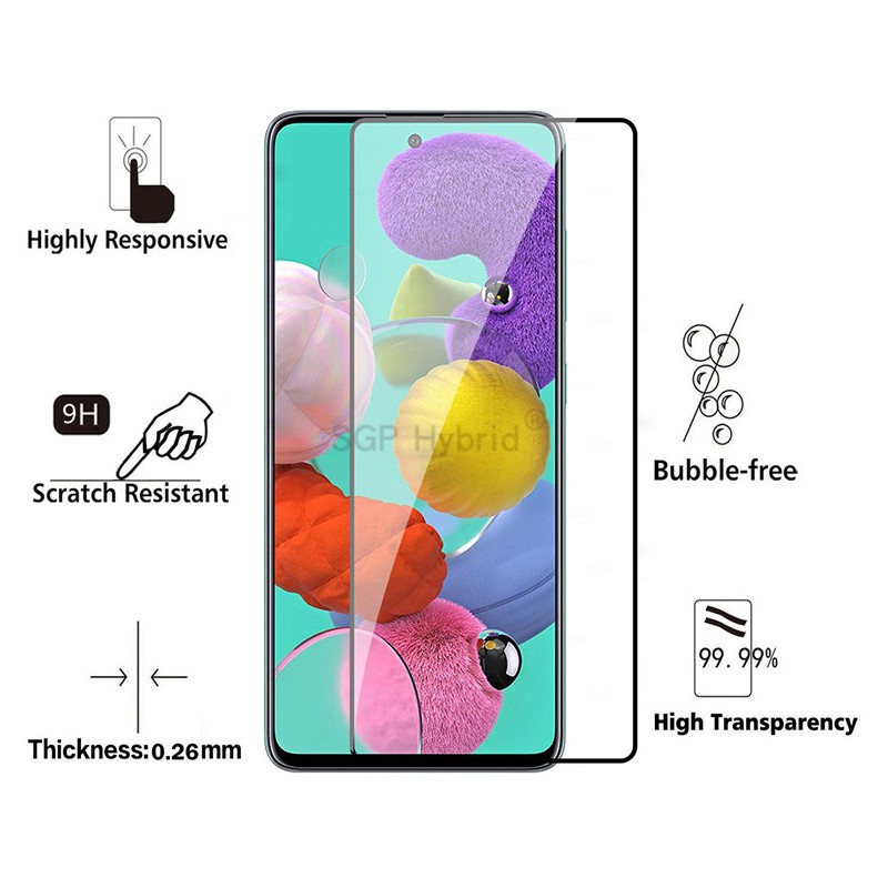 Tempered Glass Samsung A51 Full Cover Hp Samsung Galaxy A51 Screen Guard