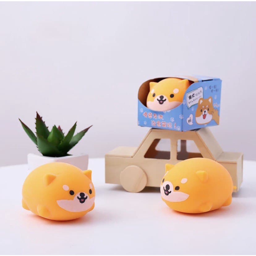 Mainan Anak Squishy Anjing Shiba Inu Puppy Animal Premium Squeeze New Binatang Pop It Dog Pug Fidget Toys Kids Stress Ball Vent Relieve Relief