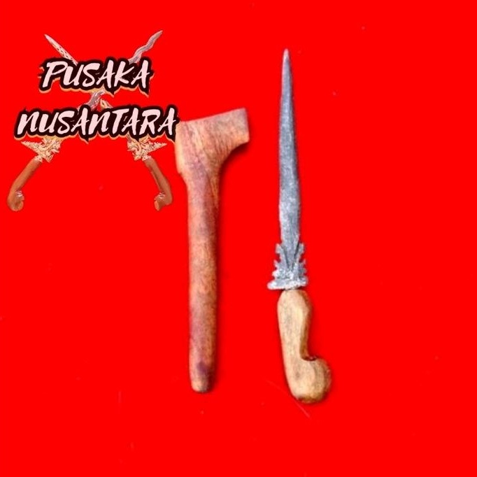 Keris Omyang Jimbe Putut Kembar Ukuran Kecil Asli Antik