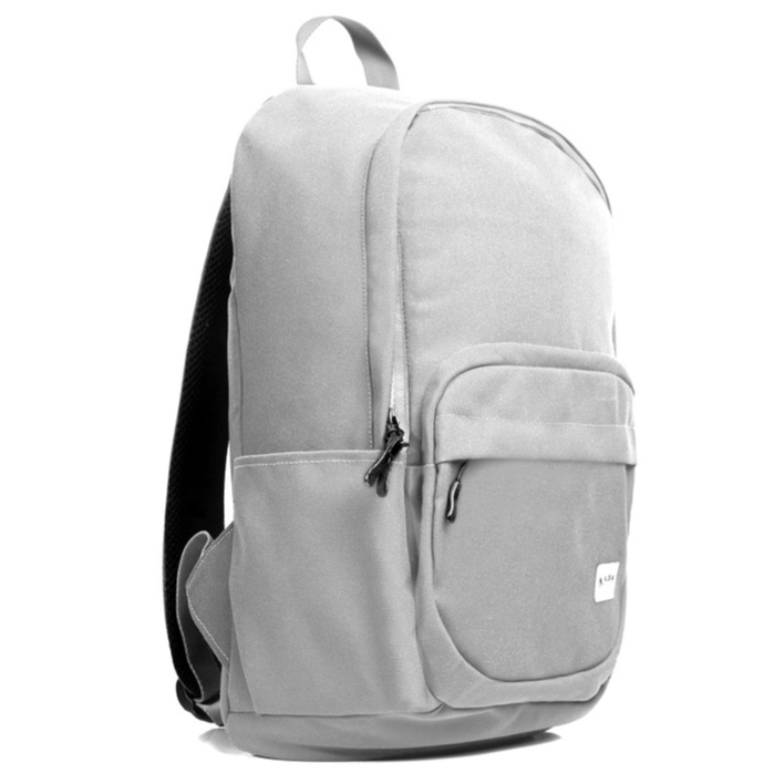 Alba Project - Backpack Aruna (GREY) - Tas Ransel Pria Wanita Water Resistant - Ransel Laptop - Tas Punggung - Tas Sekolah