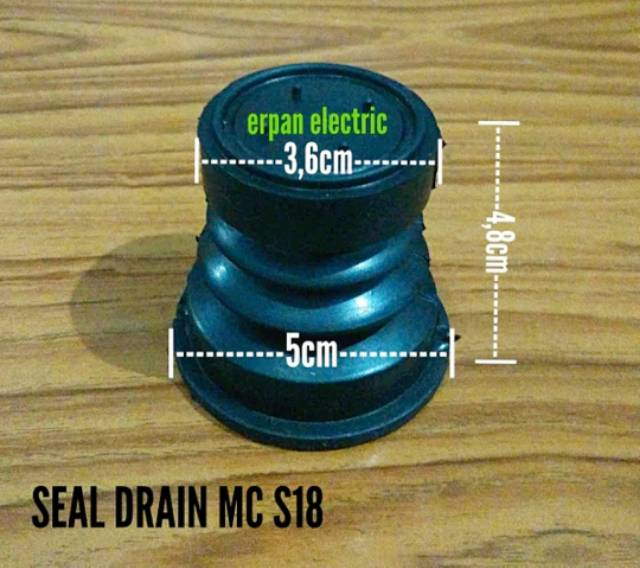 SEAL KARET PEMBUANGAN MESIN CUCI NO 18