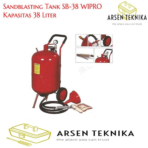 Sandblasting Tank Tangki Sand Blasting Kapasitas 38 Liter WIPRO SB38 SB 38