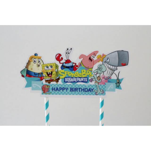 Cake toppers / hiasan cake karakter spongebob squarepants