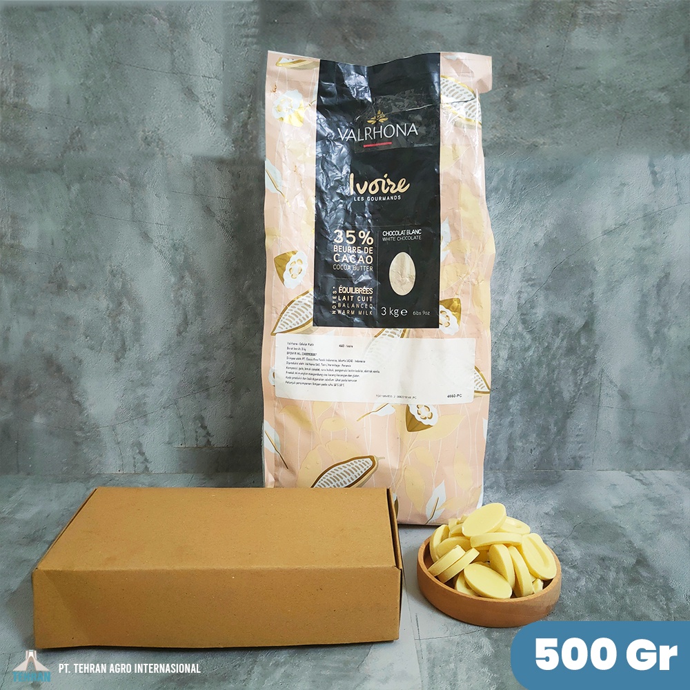 

Valrhona Ivoire 35% 500gr | Cokelat Ivoire Valrhona