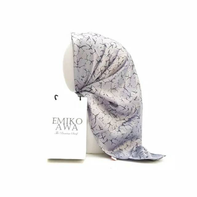 Jilbab Segiempat Motif GreyCrack Berkualitas