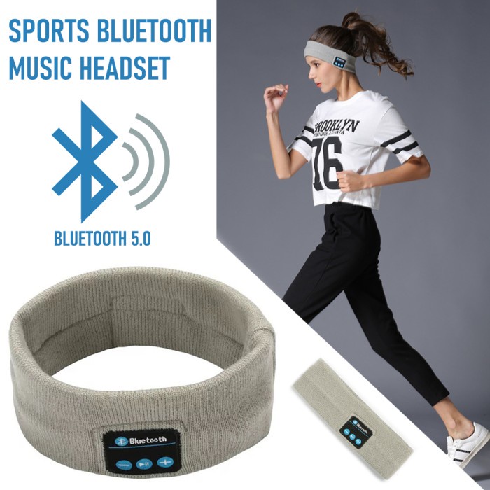 BANDANA BUILT IN BLUETOOTH WIRELESS STEREO MUSIC HEADSET