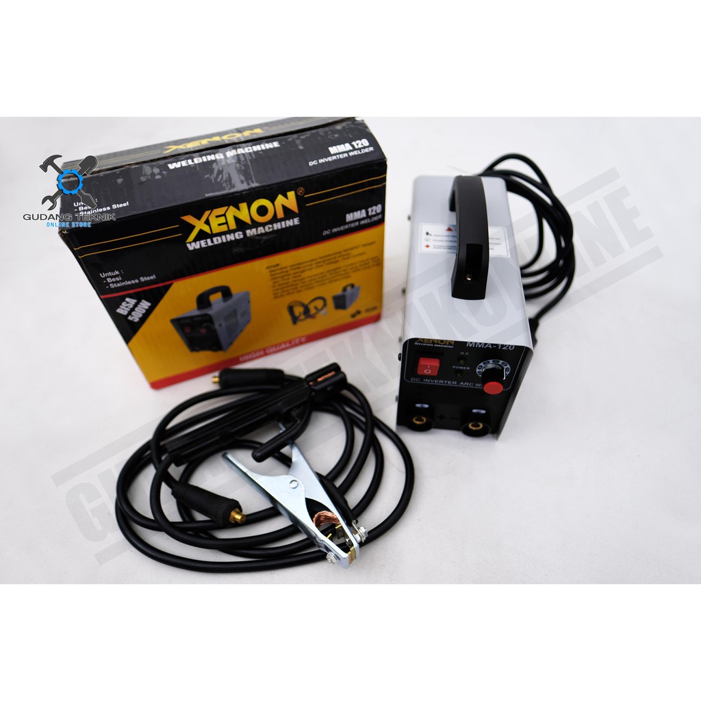 Mesin Trafo Las Inverter 120A Xenon / Travo Las 120 A Xenon MMA 120