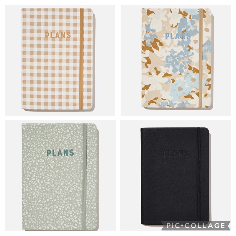 

Undated Weekly Diary Journal Typo Leather Planner Agenda Notes Jurnal Kulit Notebook Black Brown