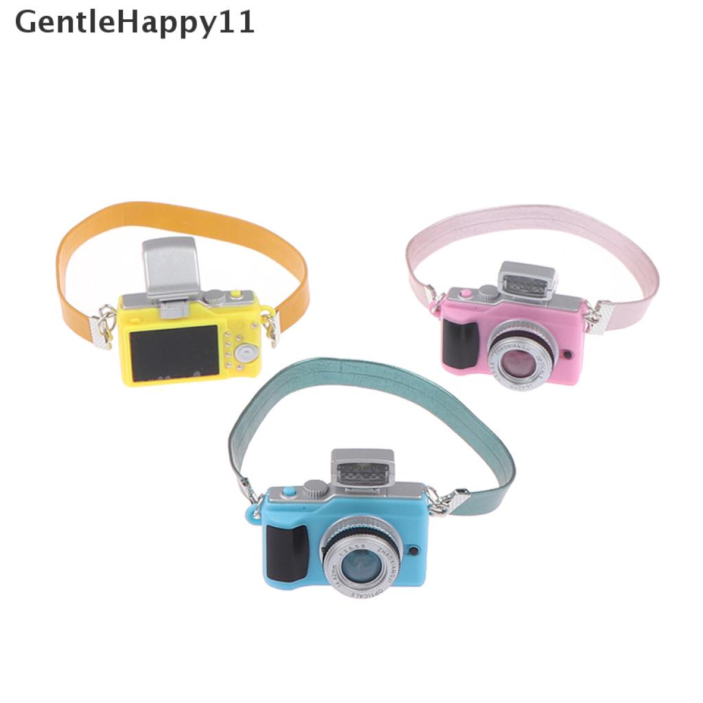 Gentlehappy Mainan Miniatur Kamera SLR Skala 1: 12 Untuk Dekorasi Rumah Boneka
