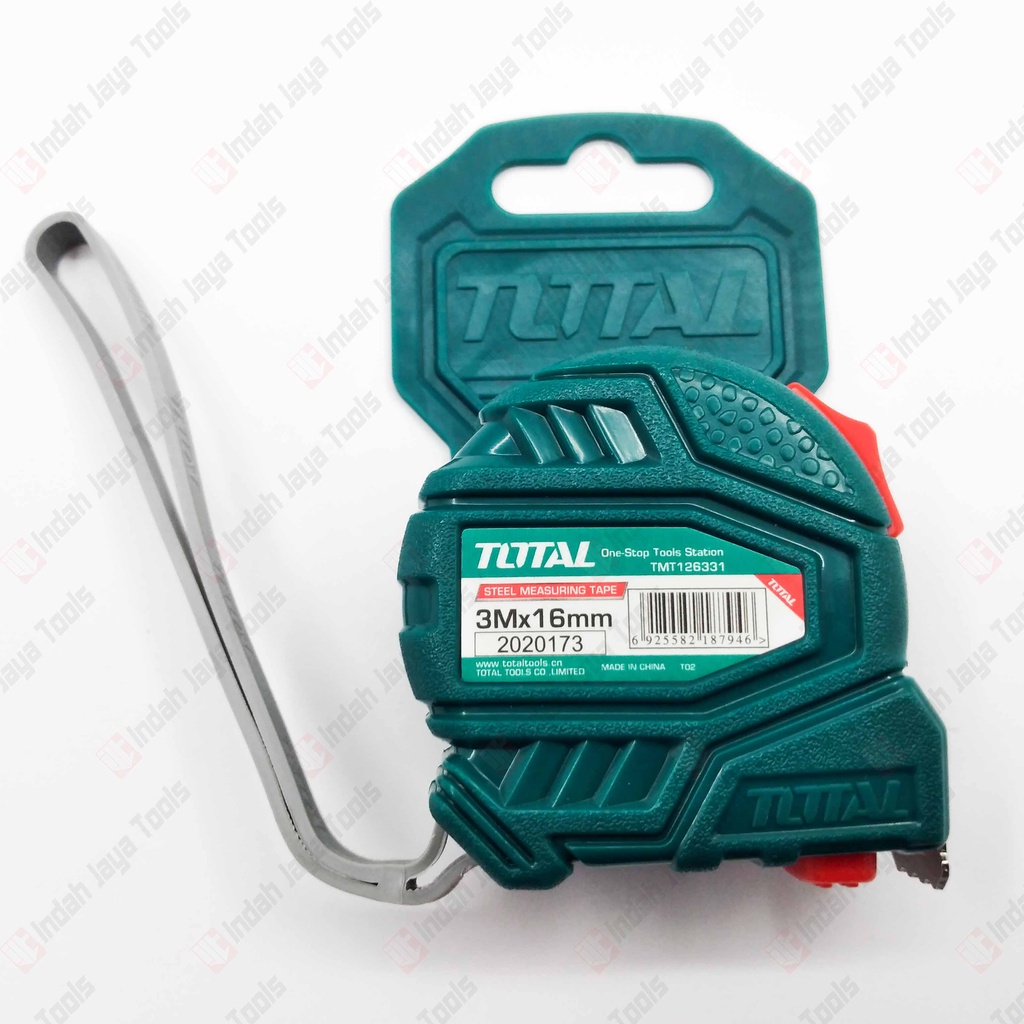 TOTAL 126331 Rol Meter 3 M x 16 mm Meteran Gulung Measuring Tape