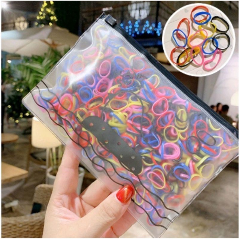 Karet Jepang + Pouch Warna-warni Import Best Seller