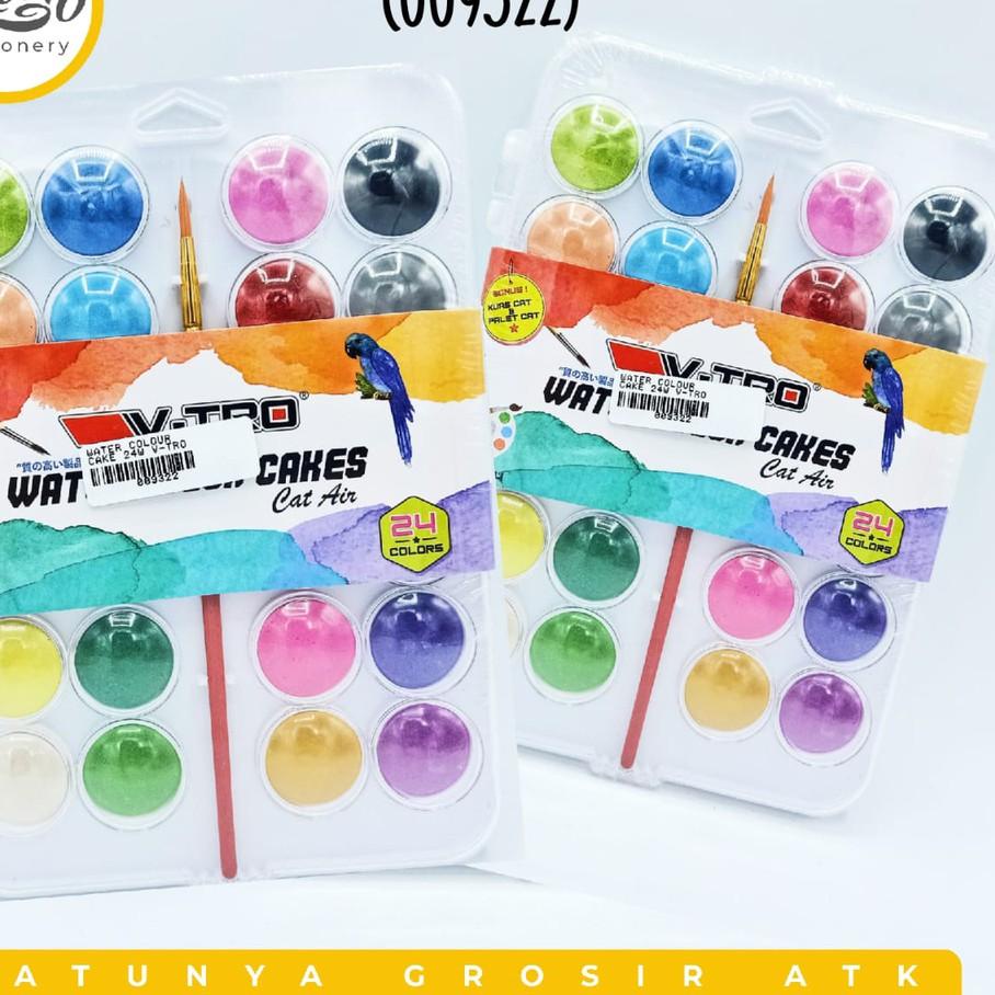 

12.12 Brands Festival CAT AIR / CAT AIR 24 WARNA / WATER COLOUR CAKE V-TRO (009322)