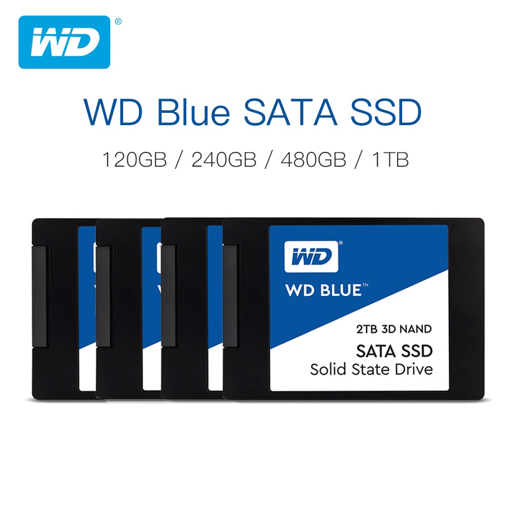     blue ssd interne solid state disque 250gb 500gb 1tb sata 6 gbit s 2 5  3d nand wd s