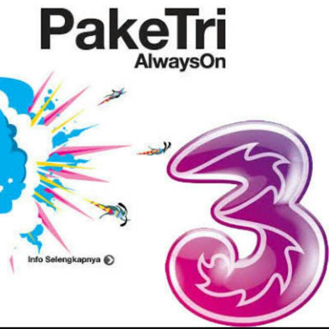 1GB 14Hari - PakeTri - Three Internet