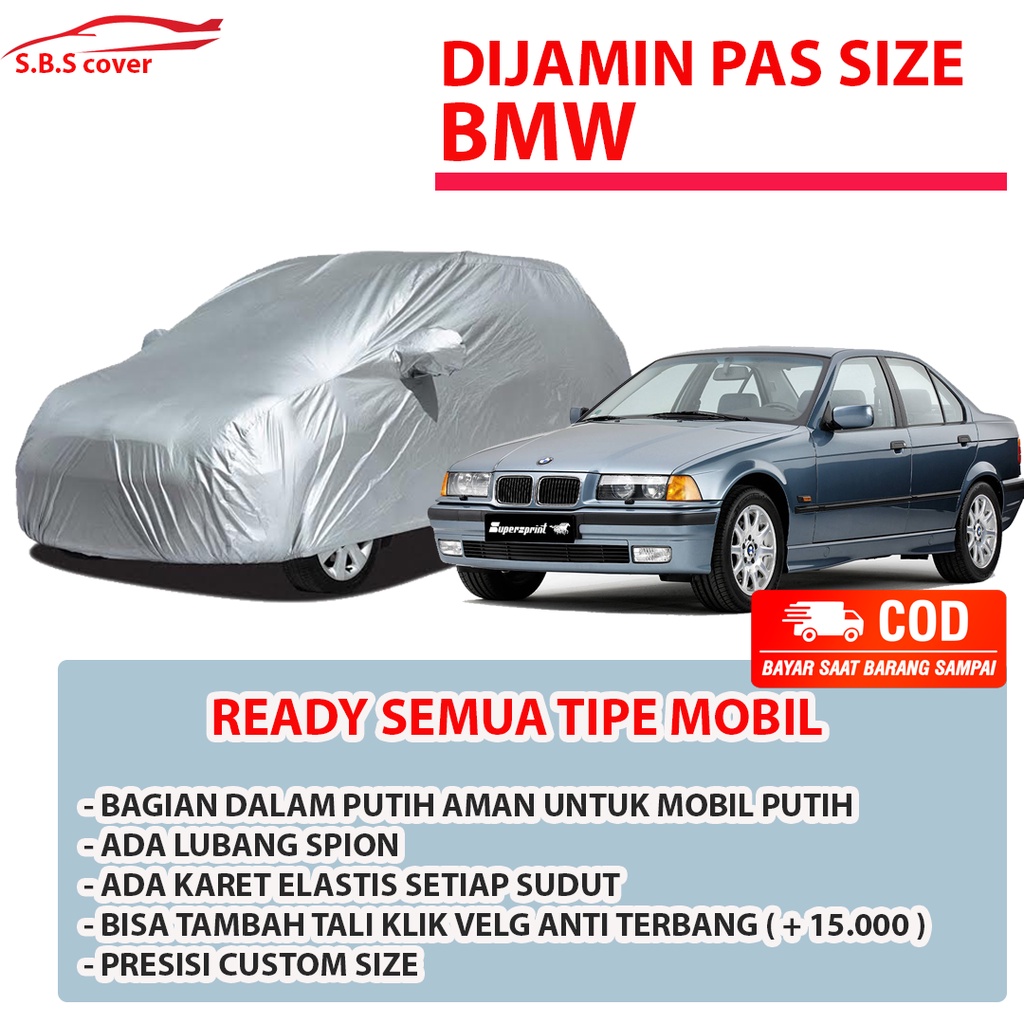 Body Cover Mobil bmw Sarung Mobil bmw/bmw e36/bmw e46/soluna/civic ferio/civic genio/civic lx/civic fd/corolla/ corolla twincam/corolla great/corolla dx/brio/charade/classy/starlet/bmw e30