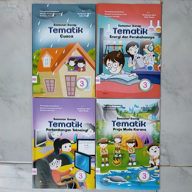 1 Paket LKS Tematik Swadaya Murni SD Kelas 3 Semester 2 Kurtilas Revisi