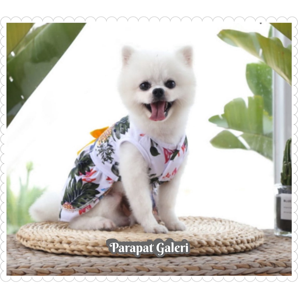 Sunnyheart Baju Anjing - Dress Kucing - Gaun Hewan Peliharaan Bahan Breathable kwalitas Import