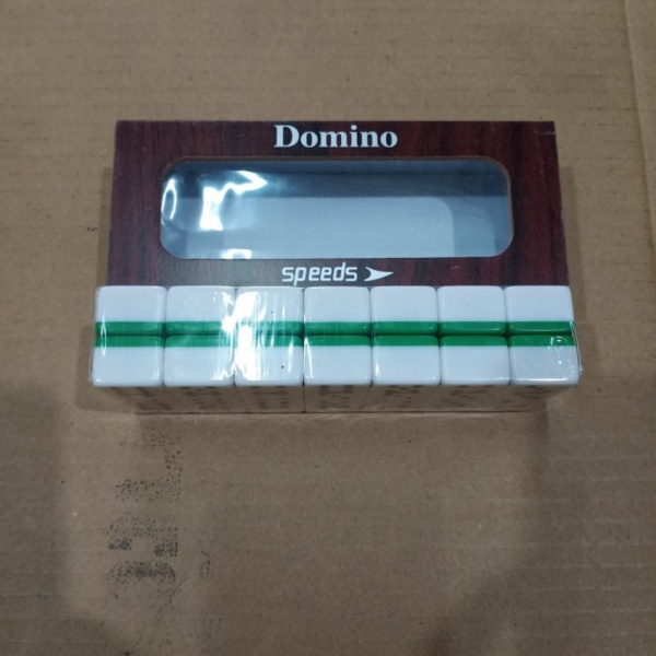 Unik Batu Domino Tebal 1.8 CM - Hijau Limited