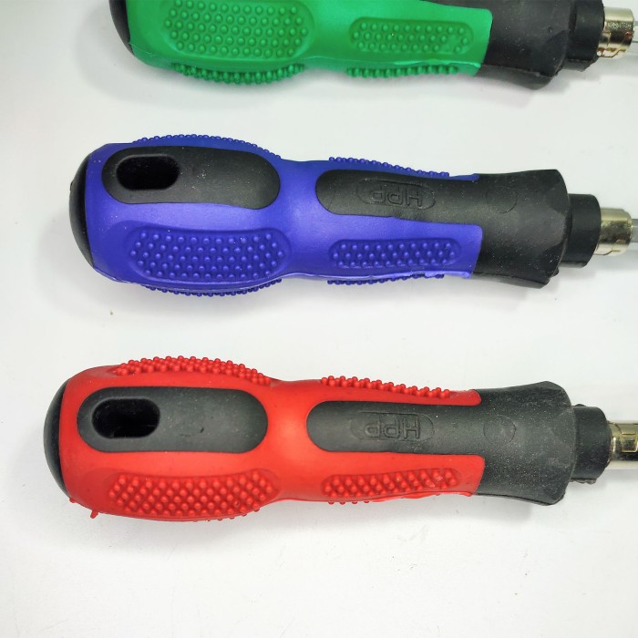 OBENG BOLAK BALIK GAGANG KARET HPP / MIN PLUS / OBENG BOLAK BALIK 4 INCH