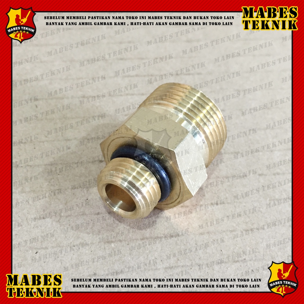 NEPEL KUNINGAN / CONNECTOR STIK GUN KE FOAM LANCE LAKONI LAGUNA 70