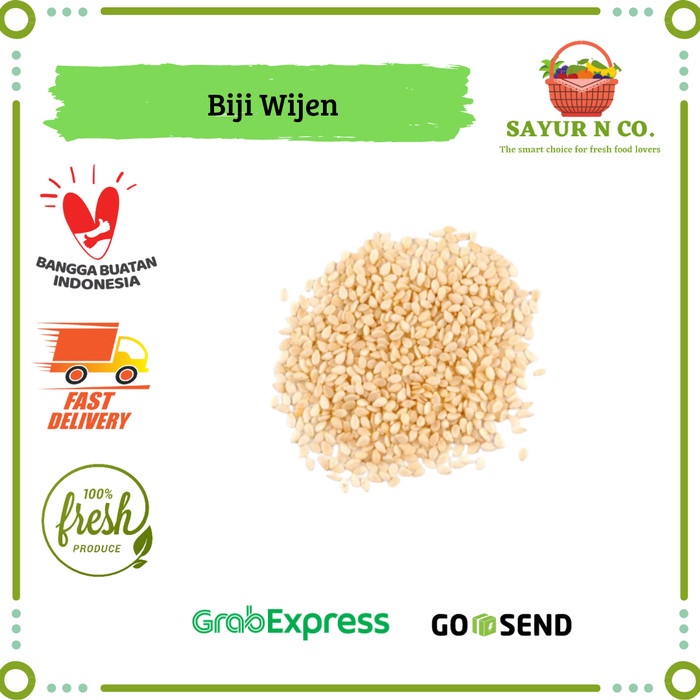 

Biji Wijen Putih | Sayur N Co Bekasi