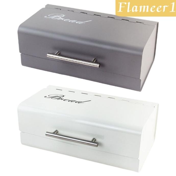 

READY STOCK FLAMEER1 METAL VINTAGE BREAD STORAGE BOX WITH LID FO SDC4133S