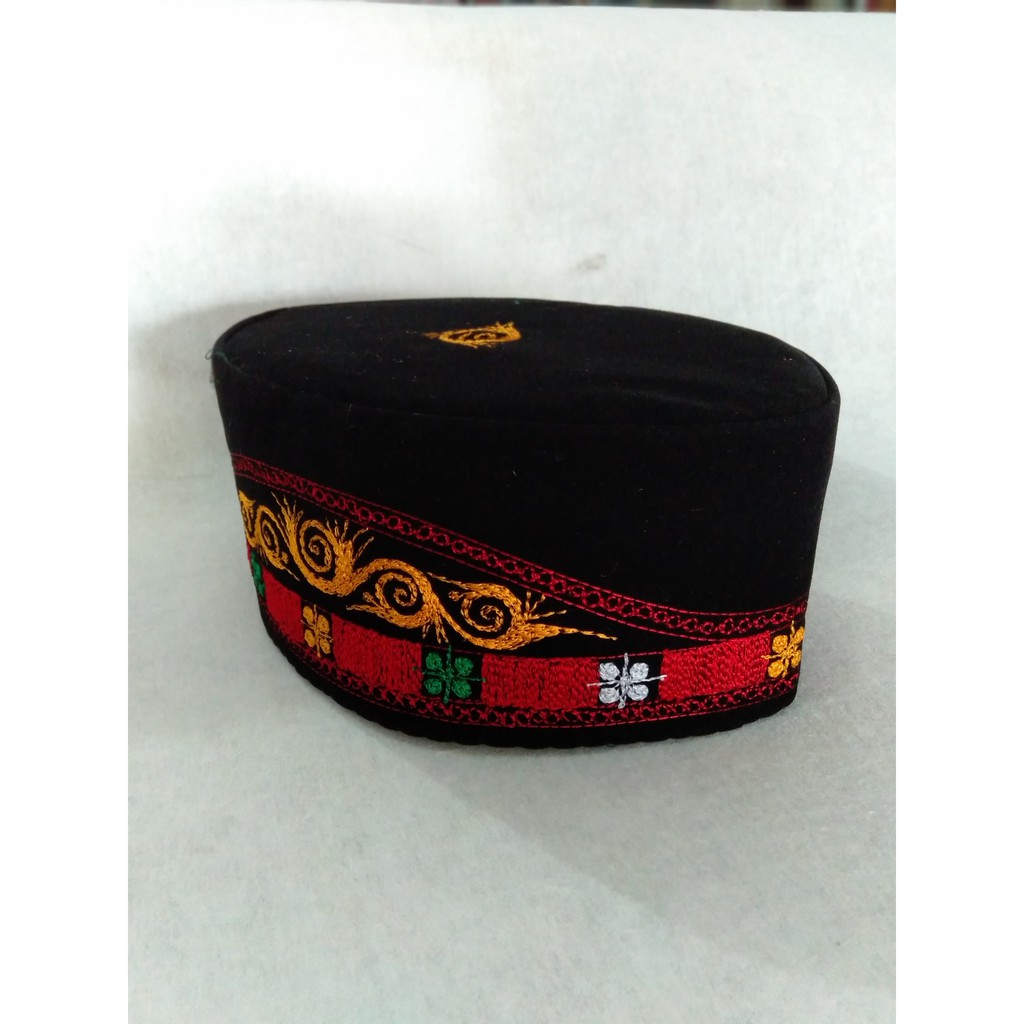 Peci/songkok/kopiah aceh bordir motif Gayo