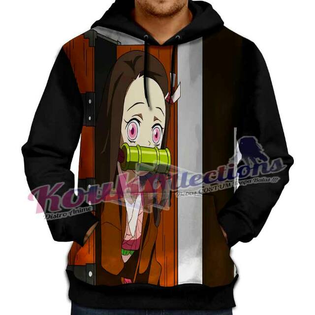 PROMO JAKET NEZUKO KIMETSU NO YAIBA  -pakaian pria dan wanita ,BAJU ANIME, anime stuff,poster anime