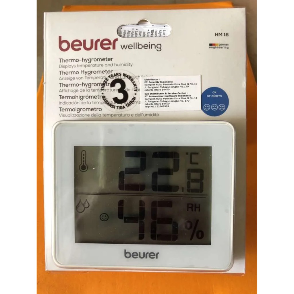 Thermo Hygrometer Beurer HM16 / HM-16 / HM 16